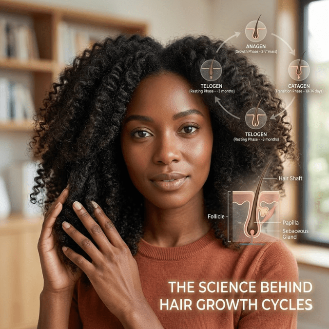 How Long Does It Really Take to Grow Natural Hair? The Science Behind Hair Growth Cycles - Tasic Pure Oils