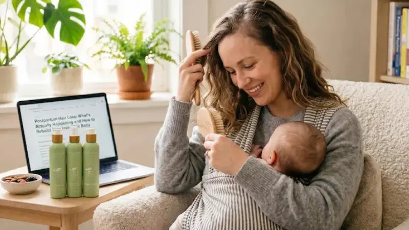 Postpartum Hair Loss: What's Actually Happening and How to Rebuild Your Hair After Baby
